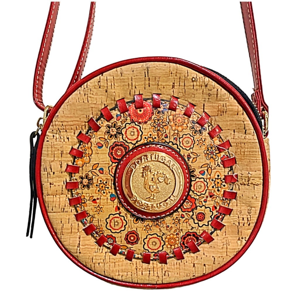 Mirabolante Purse Portuguese Crossbody Bag Cork Women's Cortia Round Cork Bag
